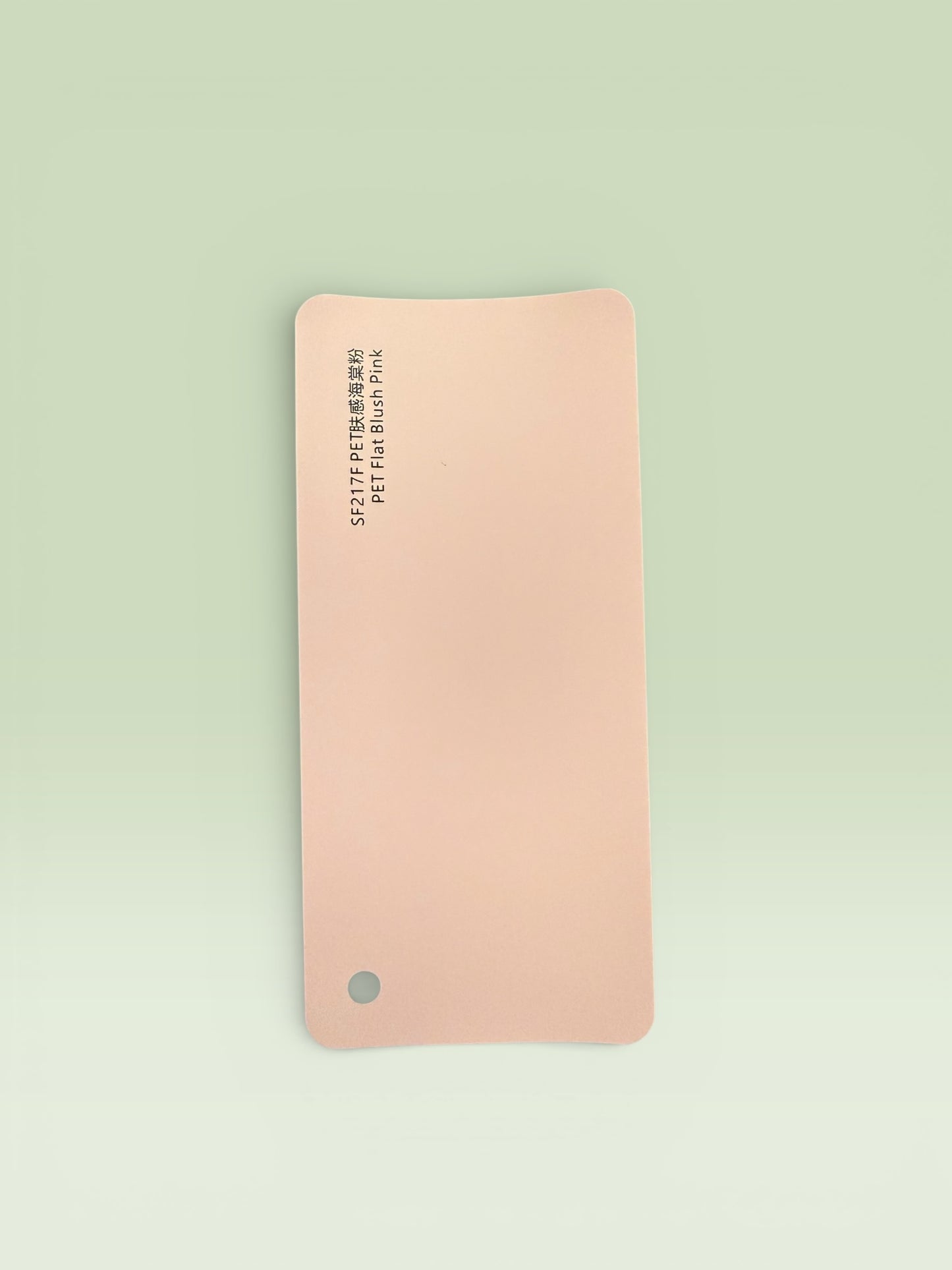 Flat blush pink