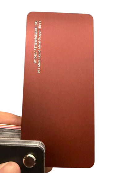 Matte Liquid Metal Dragon Red
