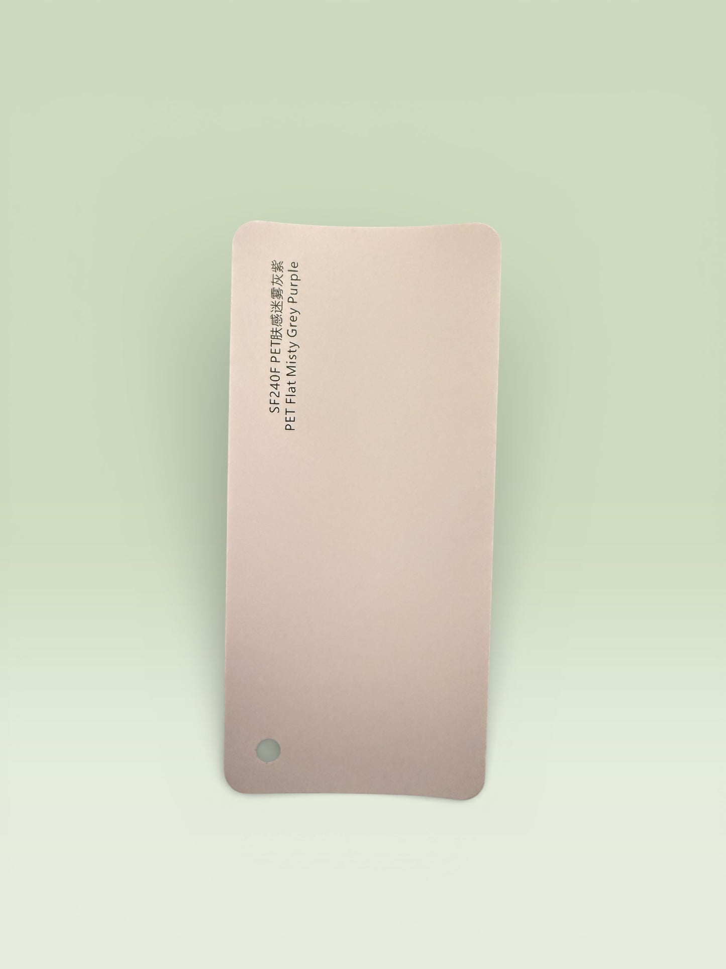 Flat misty grey purple