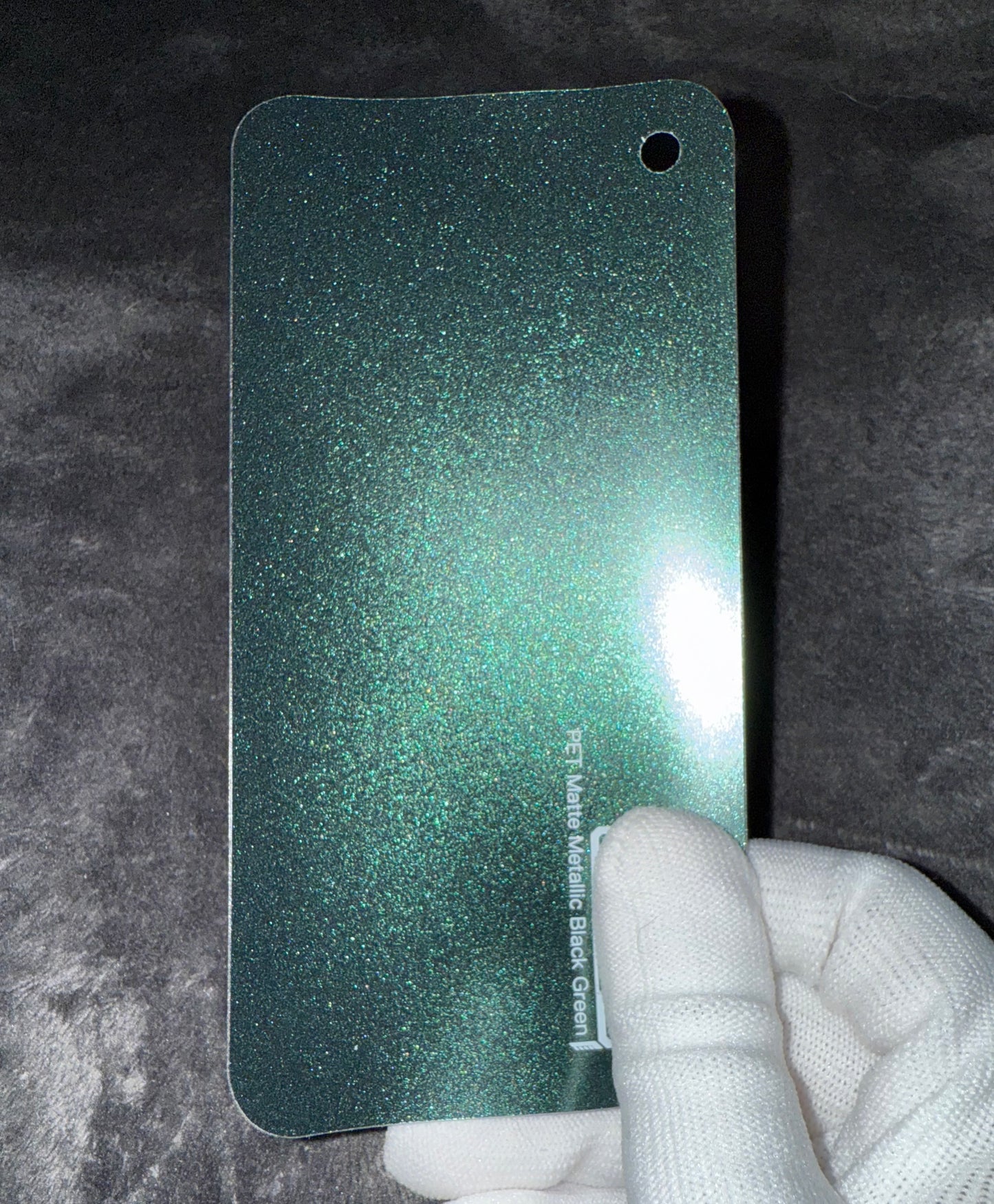 Matte Metallic Black Green