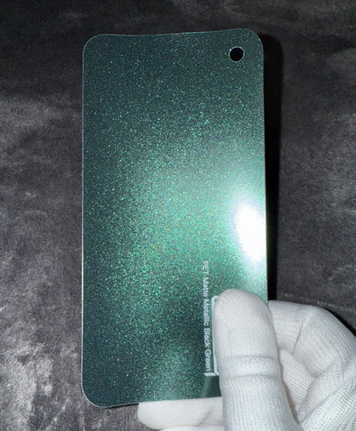 Matte Metallic Black Green