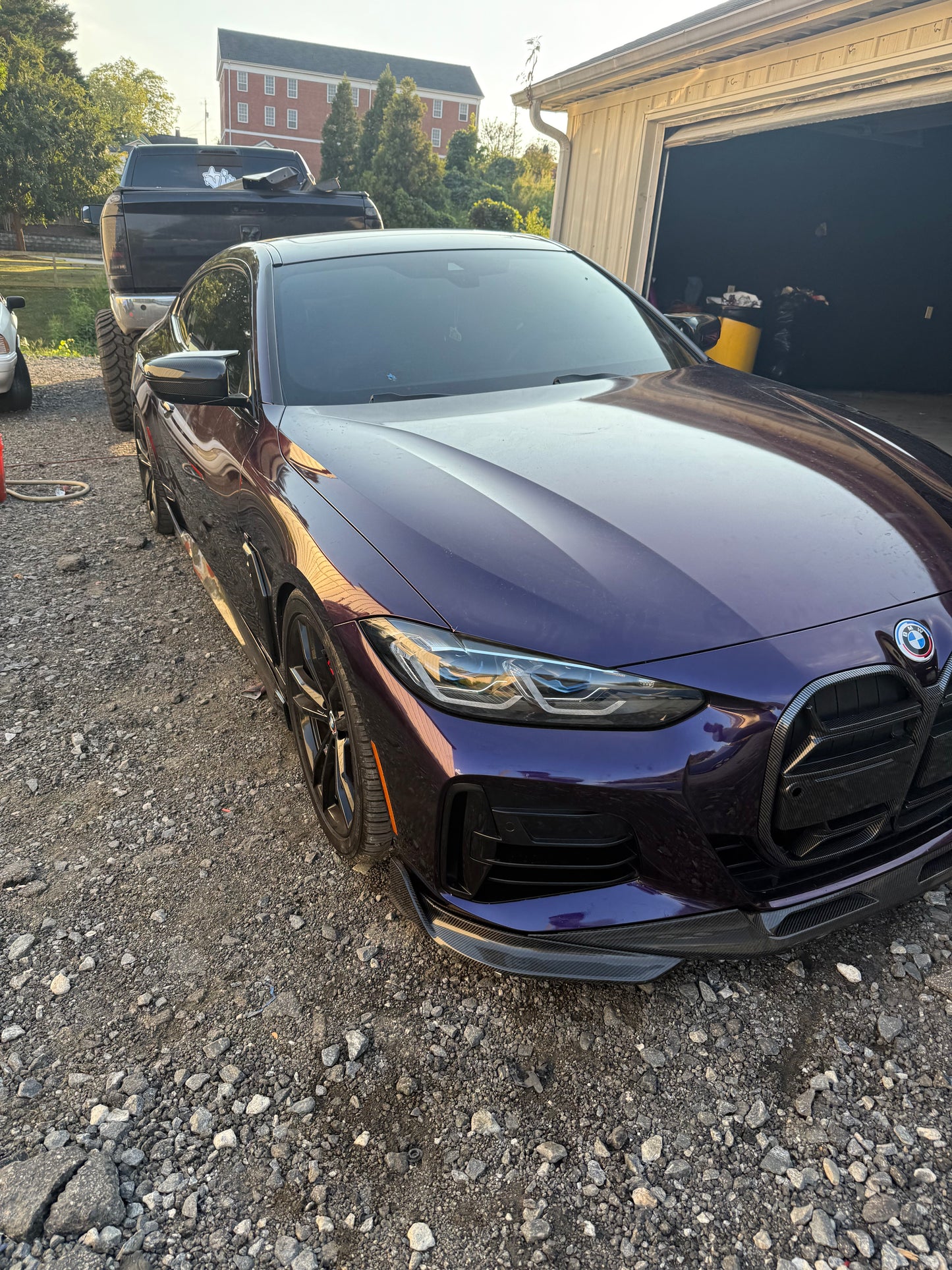 Metallic midnight purple
