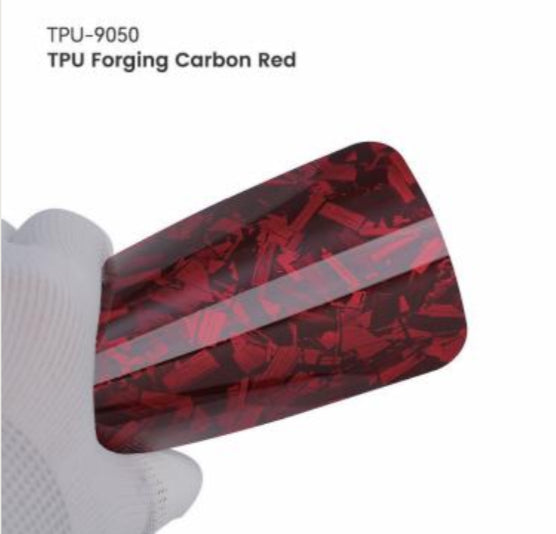 Forged Carbon Red PPF