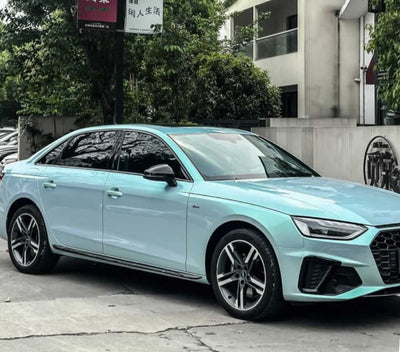 Gloss Metallic blue color shift green