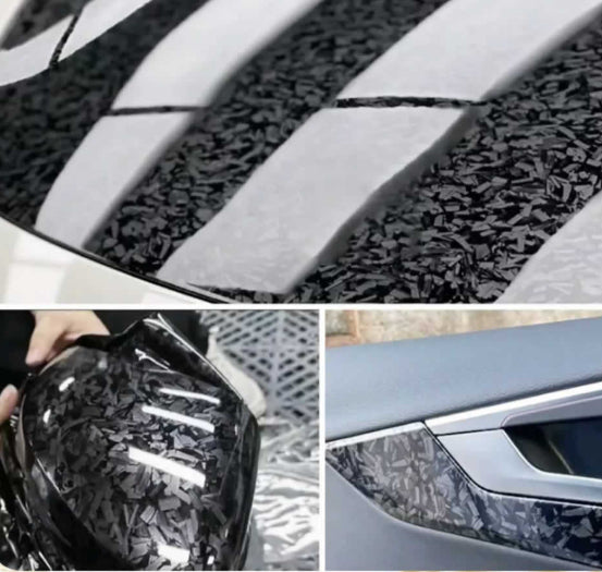 Gloss forged carbon black
