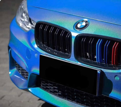 Diamond laser powder blue