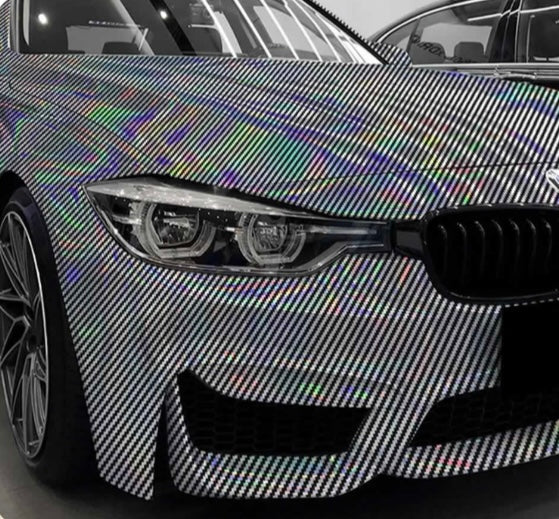 Laser chrome carbon fiber (Calendar Film)