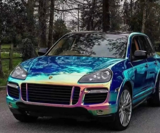 Holographic chrome sapphire blue (Calendar Film)
