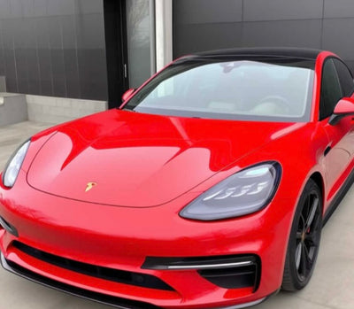 Satin Metallic Glossy fire red