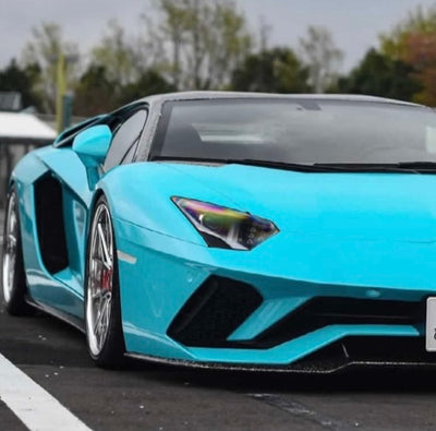 Satin Metallic Glossy lake blue