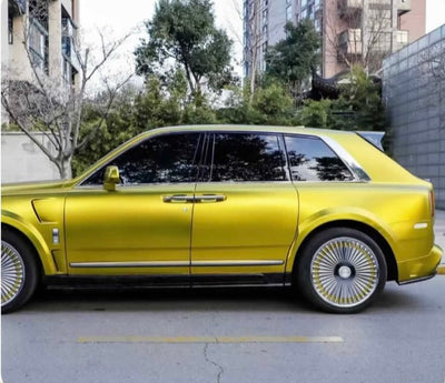 Metallic chrome gold