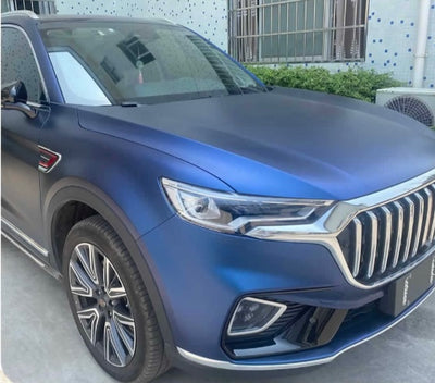 Matte flip black to blue