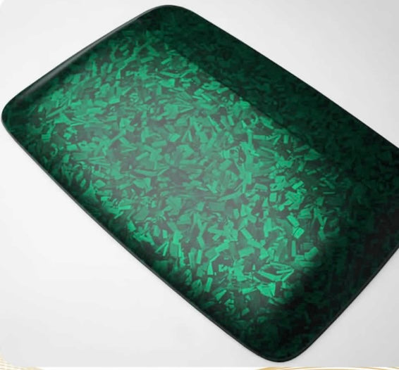 Matte forged carbon lake green (Calendar Film)