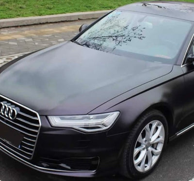 Matte metallic midnight red