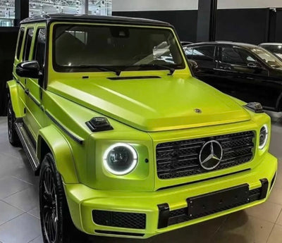 Satin Metallic Lime