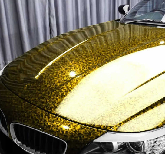Gloss forged carbon gold