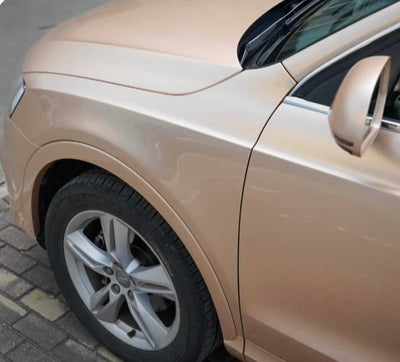 Satin Metallic Glossy champagne