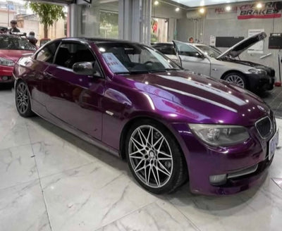 Satin Metallic Glossy grape purple