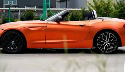 Metallic chrome orange