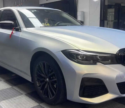 Metallic blue color shift gold