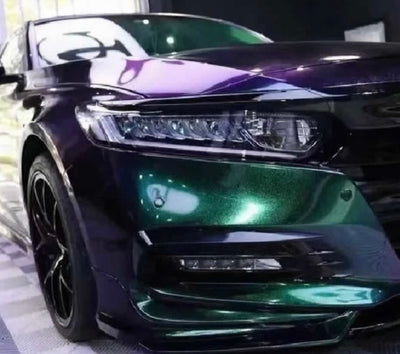 Gloss diamond purple green