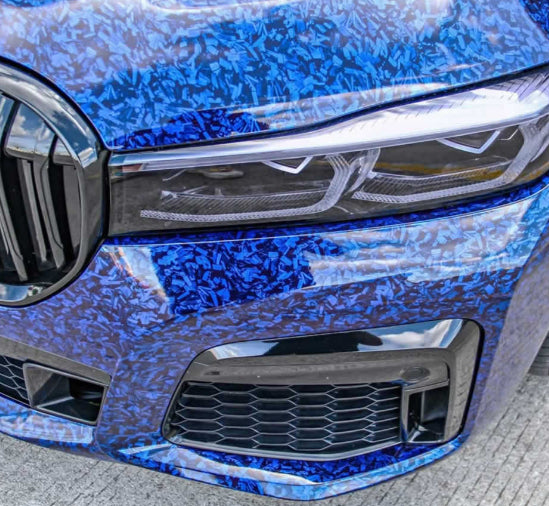 Gloss Blue Forged Carbon