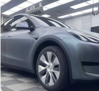 Matte flip gray to blue