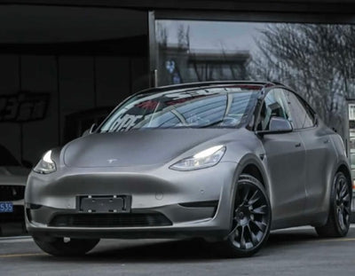 Metallic chrome gray