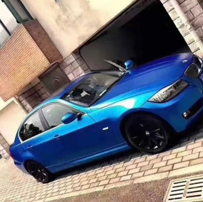 Metallic chrome light blue