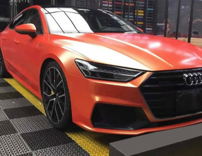 Matte diamond chameleon gold red