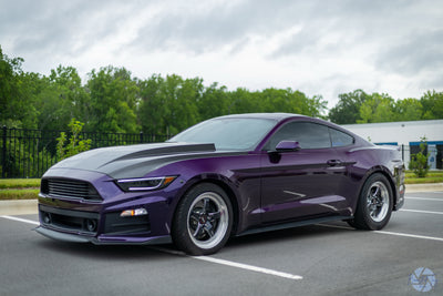 Metallic midnight purple