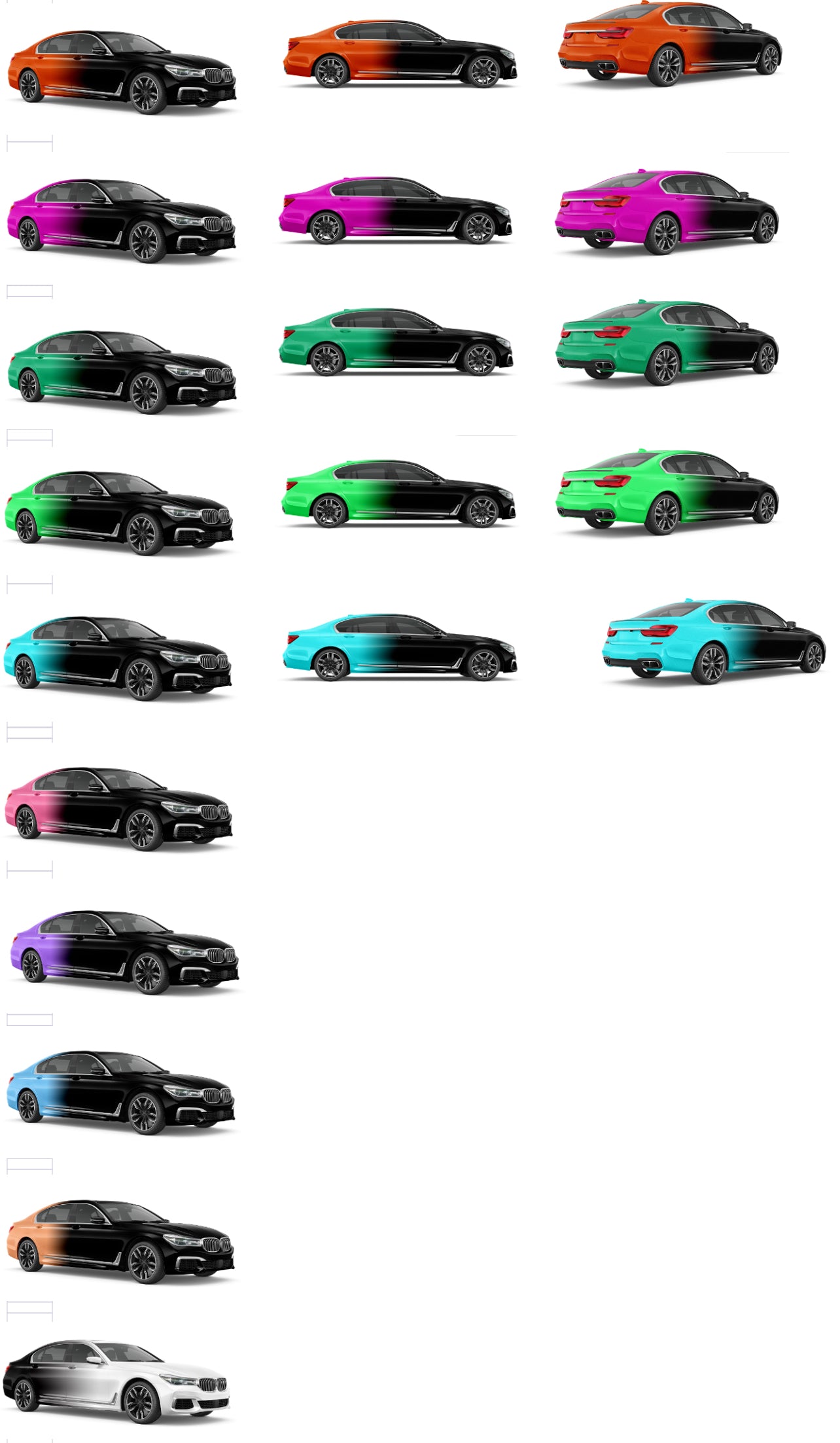 Faded wraps