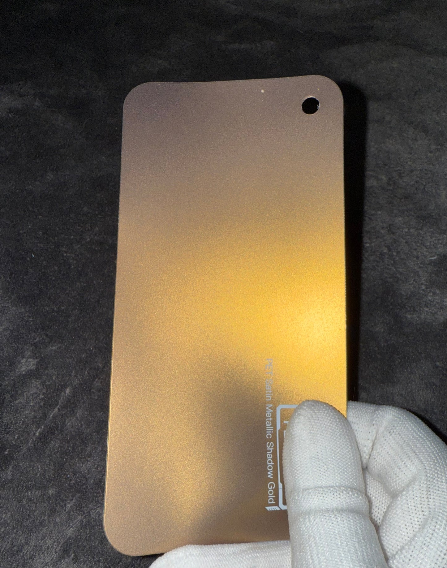 Satin Metallic Shadow Gold