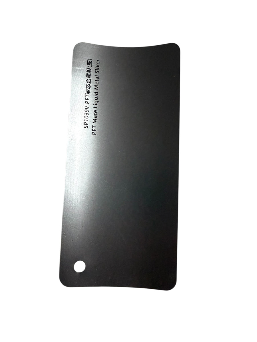 Matte Liquid Metal Silver