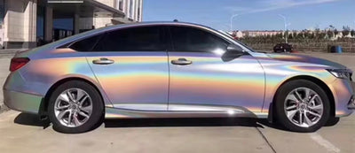 Satin Holographic Silver