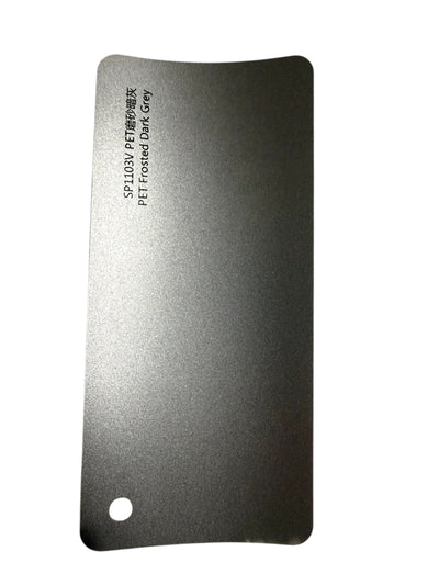 Frosted dark gray