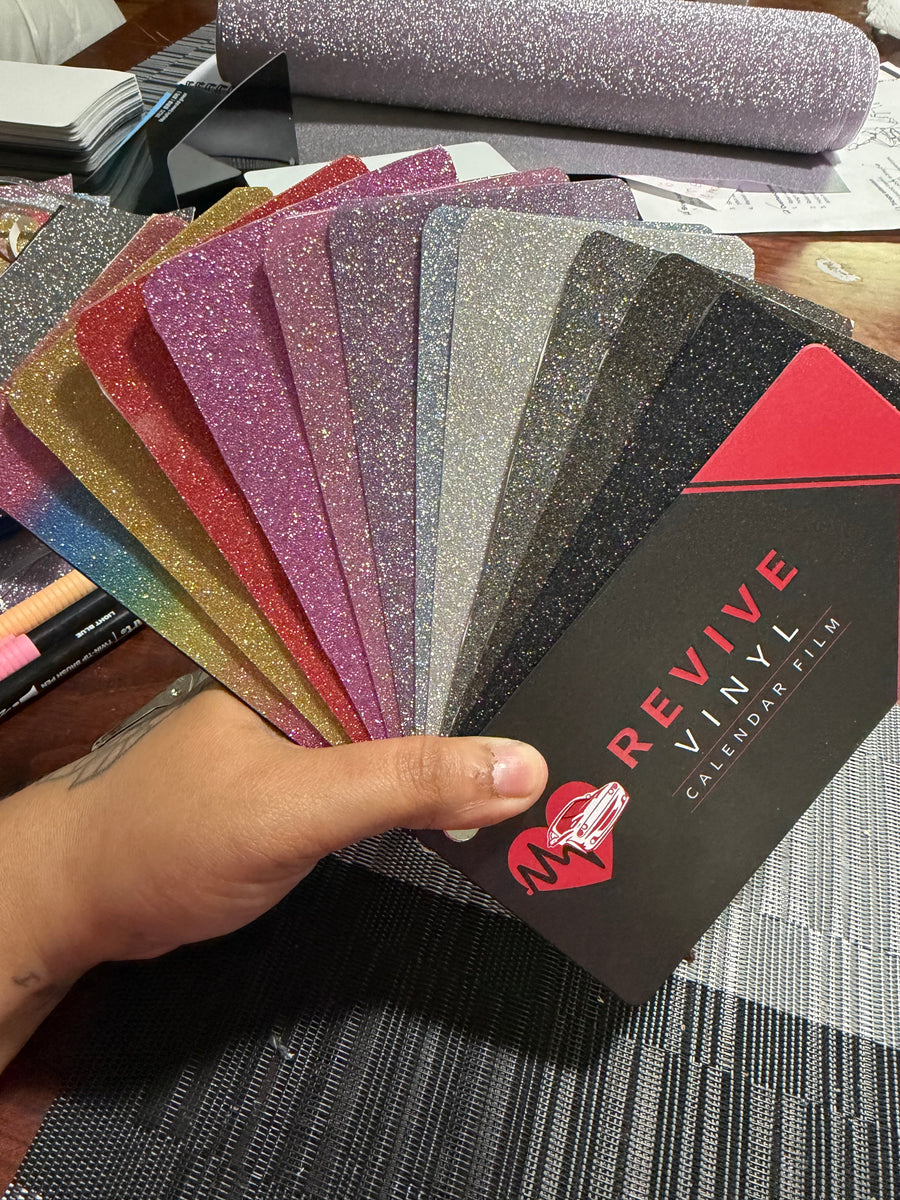 PREORDER Glitter swatch book