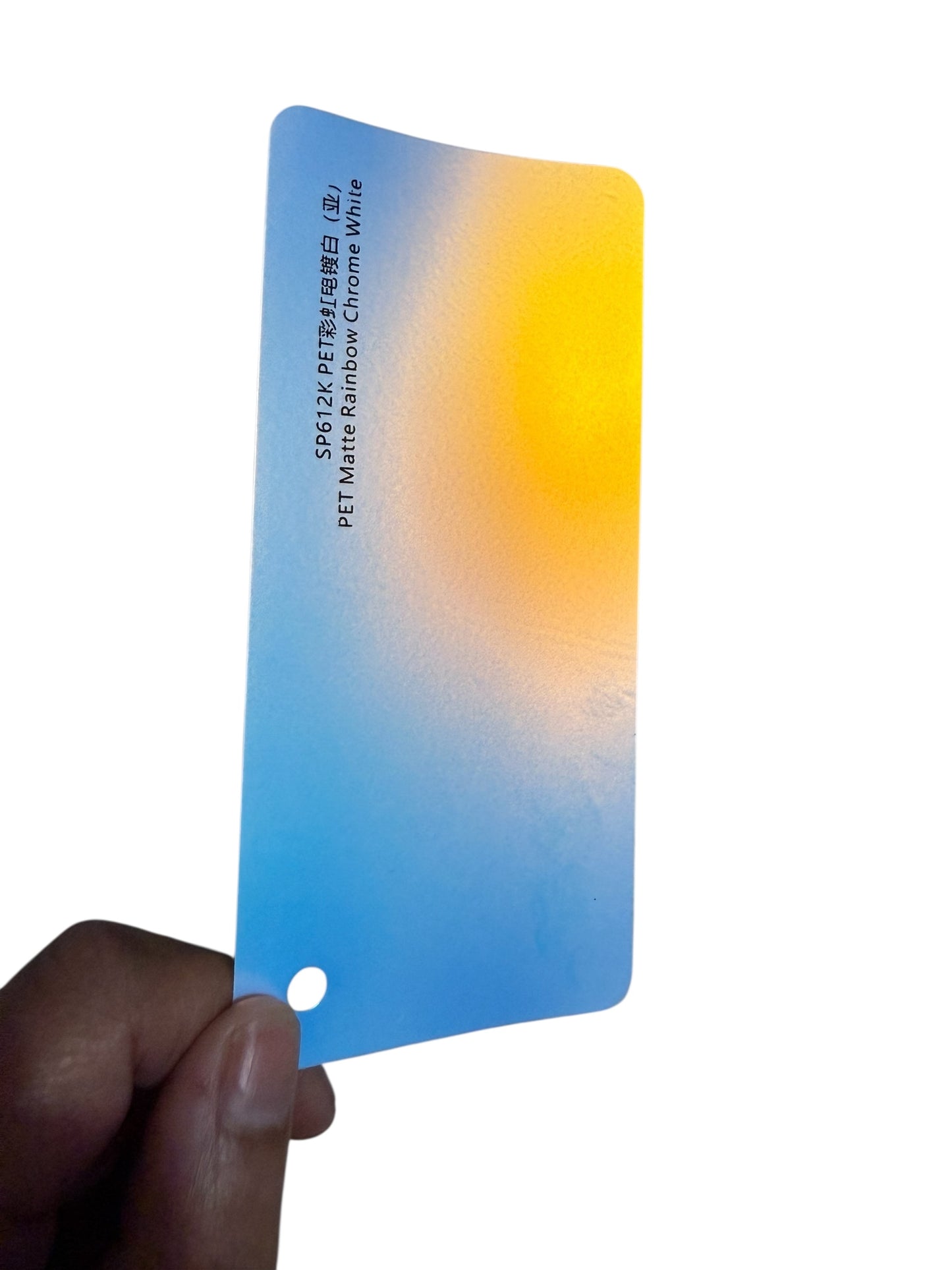 Matte Rainbow Chrome White