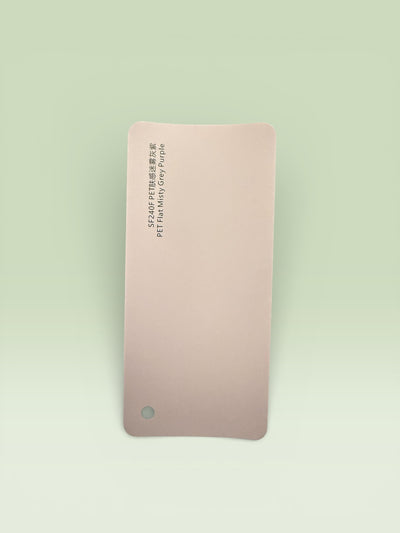 Flat misty grey purple