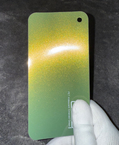 Iridescent Emerald Green
