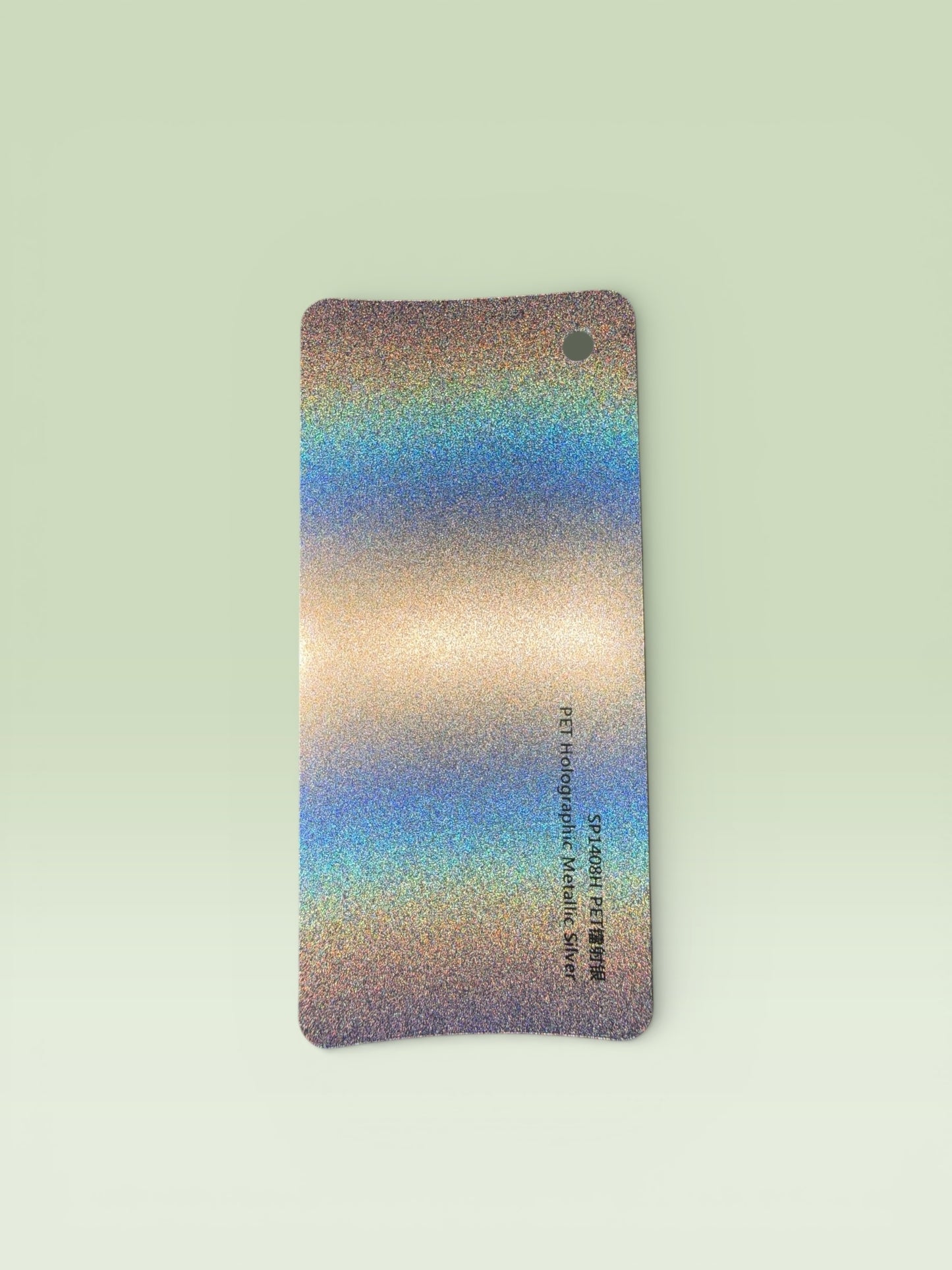 Holographic Metallic Silver