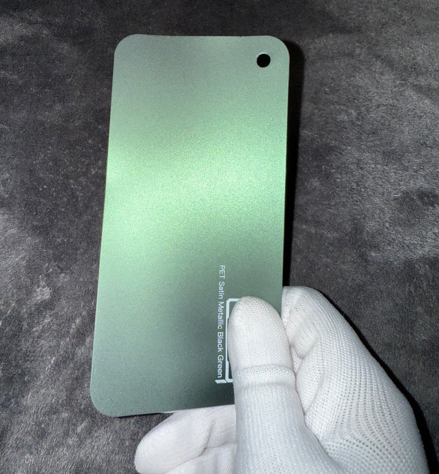 Satin Metallic Black Green