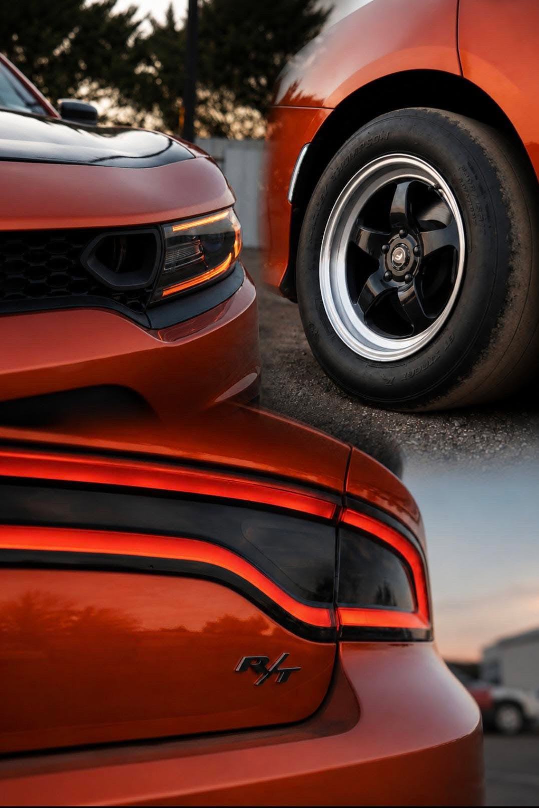Liquid metal volcano orange
