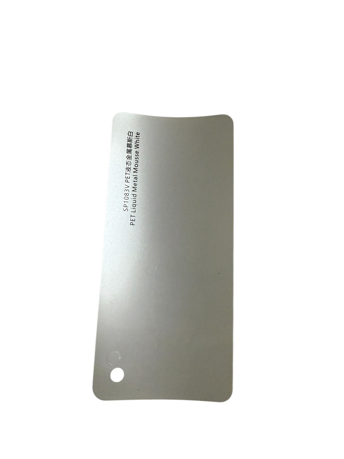 Liquid metal mousse white