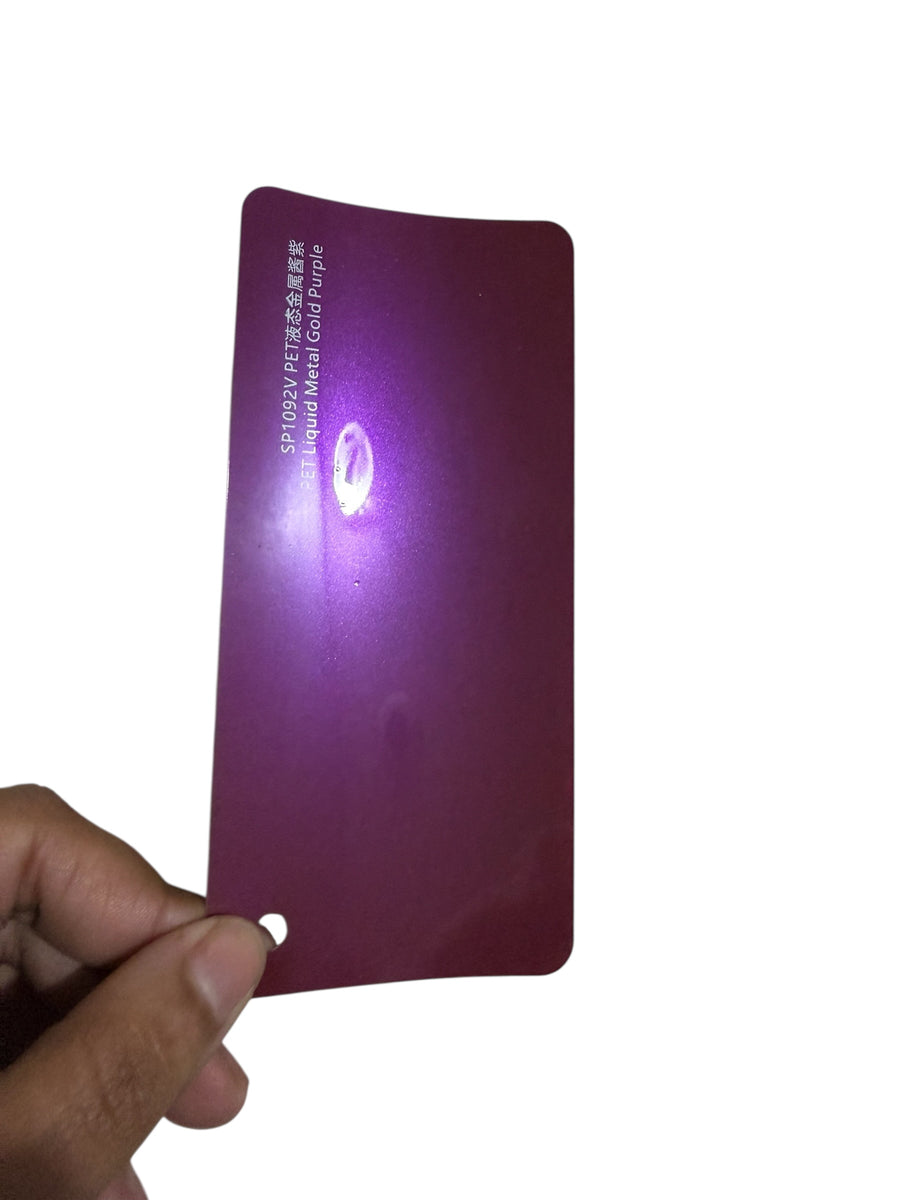 Liquid metal gold purple