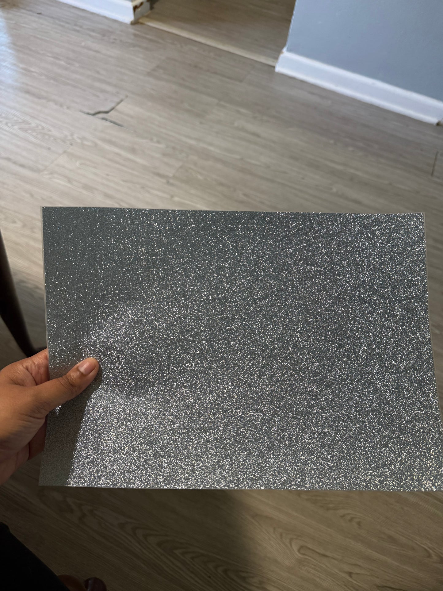 Ultra baby blue glitter