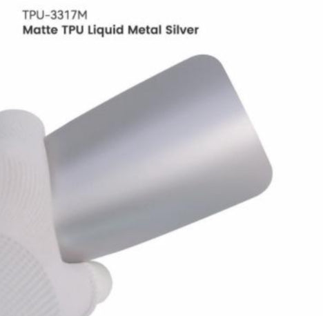 Matte Liquid Metal Silver PPF