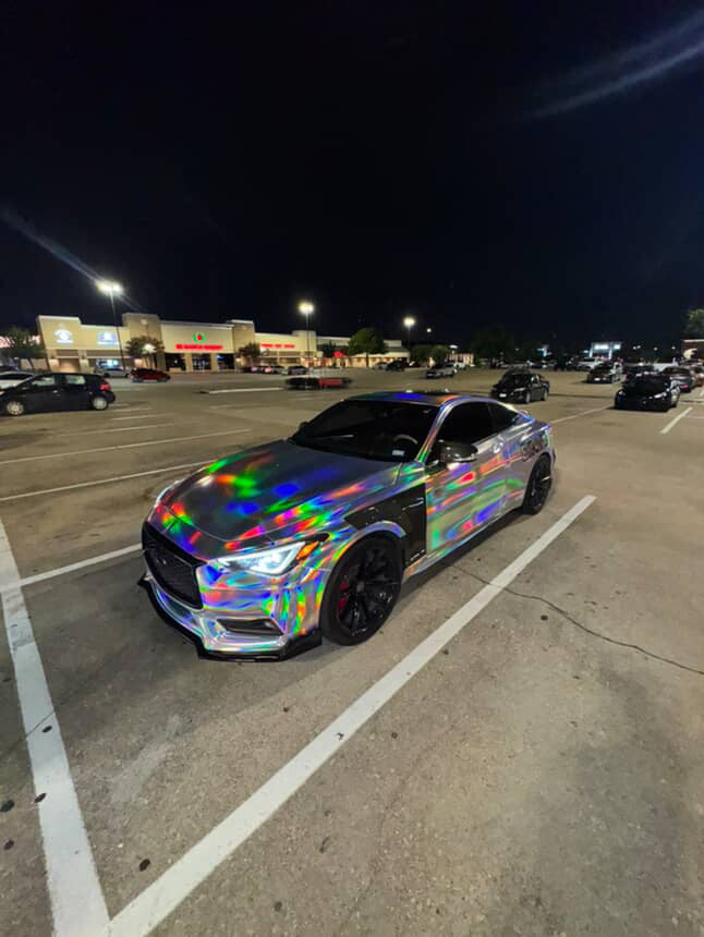 Laser chrome silver