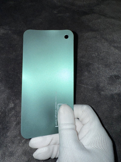 Satin Metallic Midnight Green