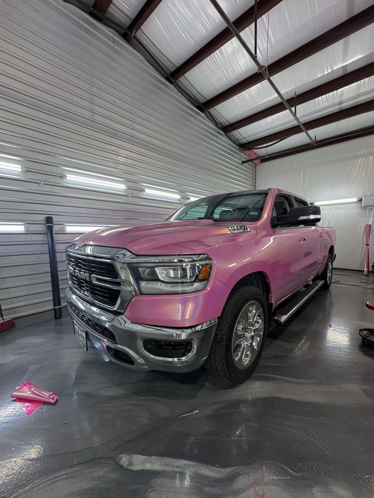 Holographic Metallic pink